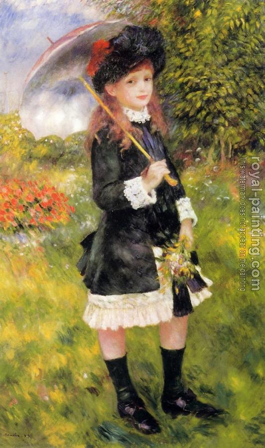 Pierre Auguste Renoir : Girl with a Parasol, Aline Nunes
